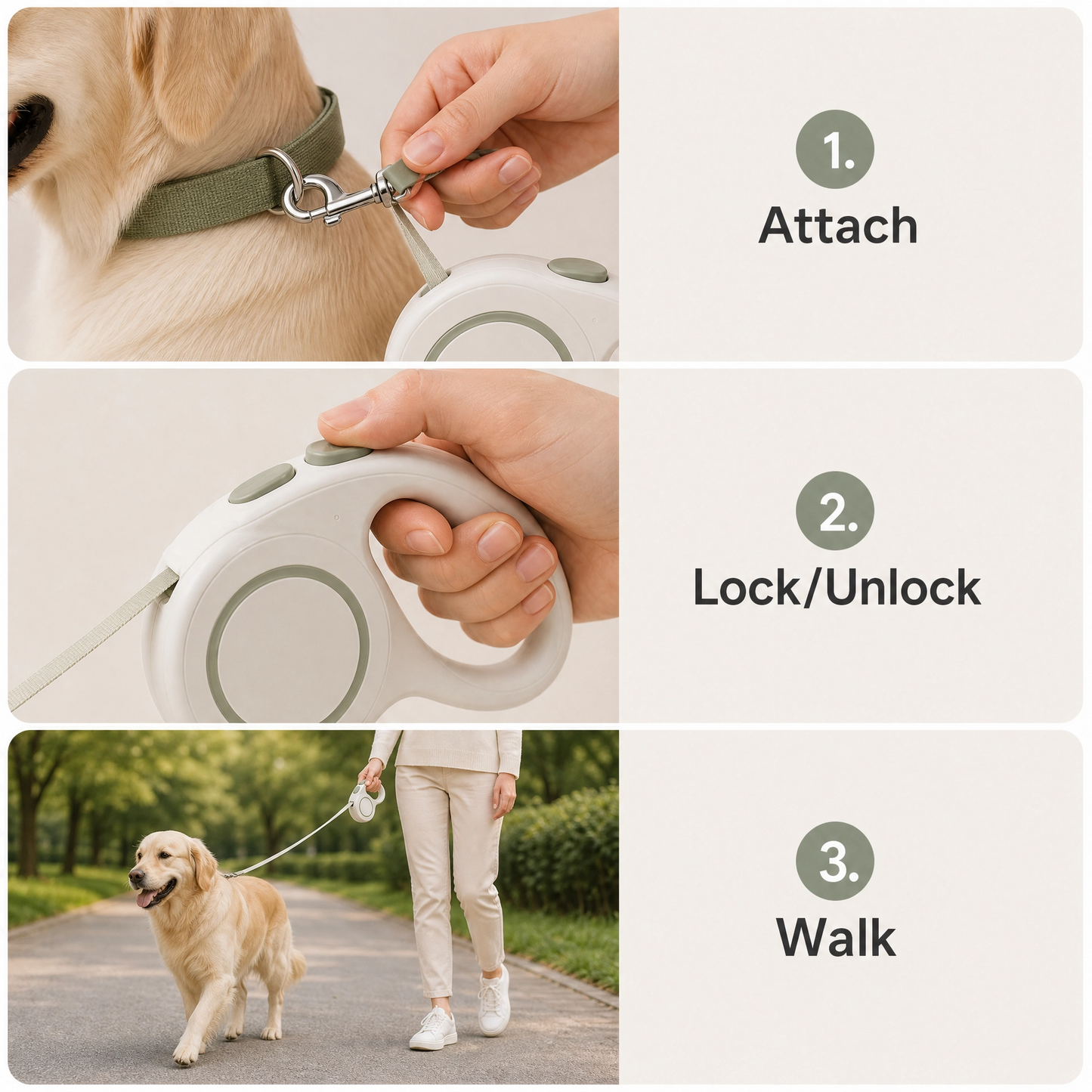 Retractable Dog Leash β Smooth & Safe Walking Experience