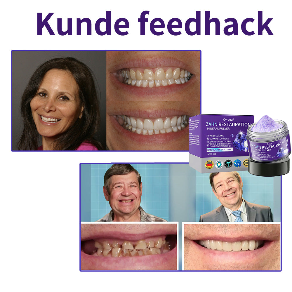 Zahnreparatur-Mineralpuder💧Cvreoz®(Empfohlen von der EAD)Zusätzliche 30 % Rabatt