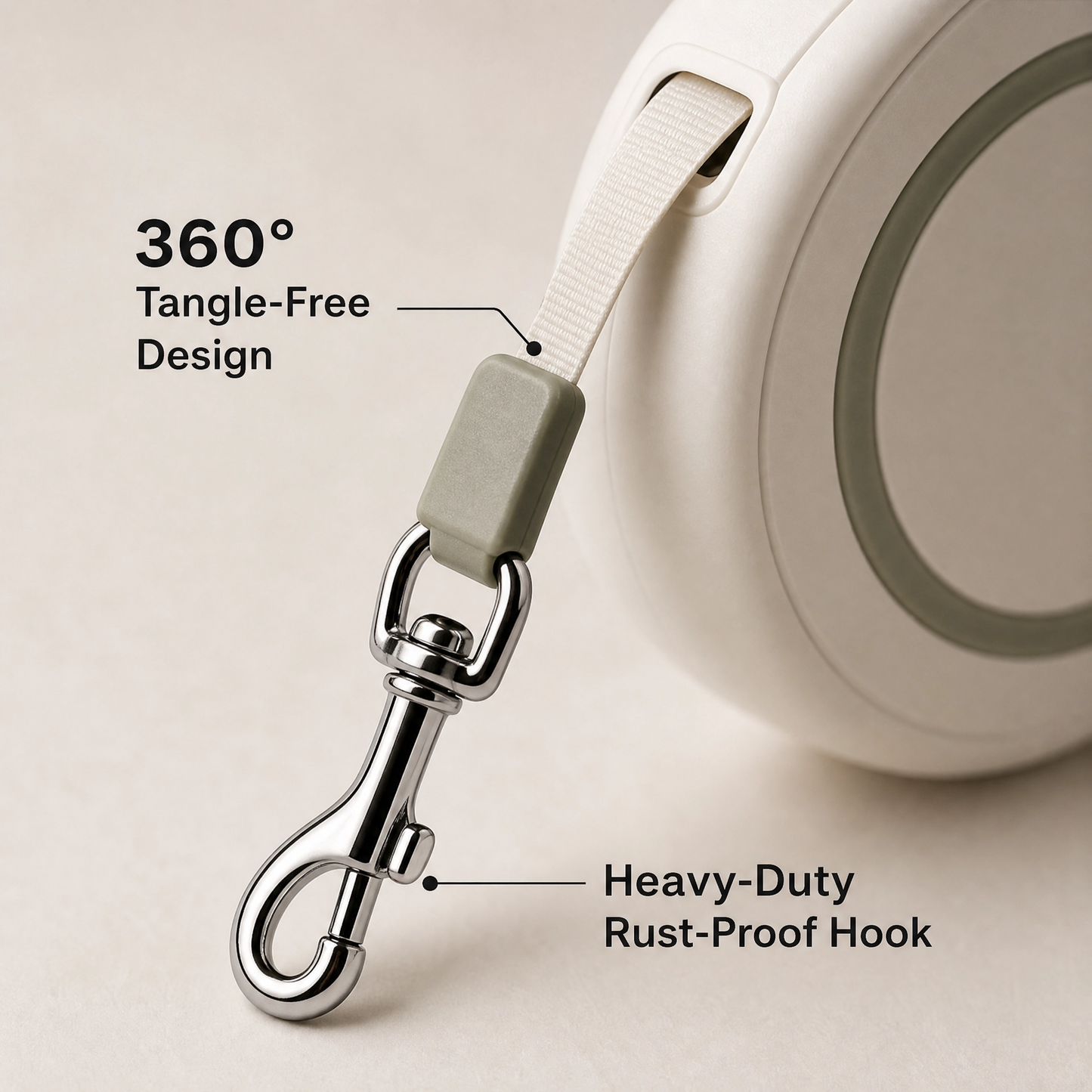 Retractable Dog Leash – Smooth & Safe Walking Experience