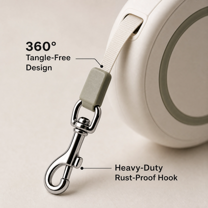 Retractable Dog Leash – Smooth & Safe Walking Experience