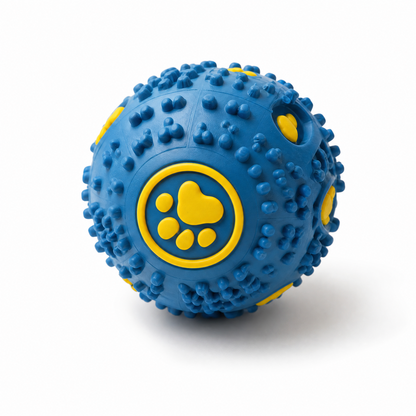 Interactive Textured Rubber Dog Ball