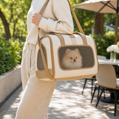 Stylish Pet Carrier Bag for Small Dogs & Cats