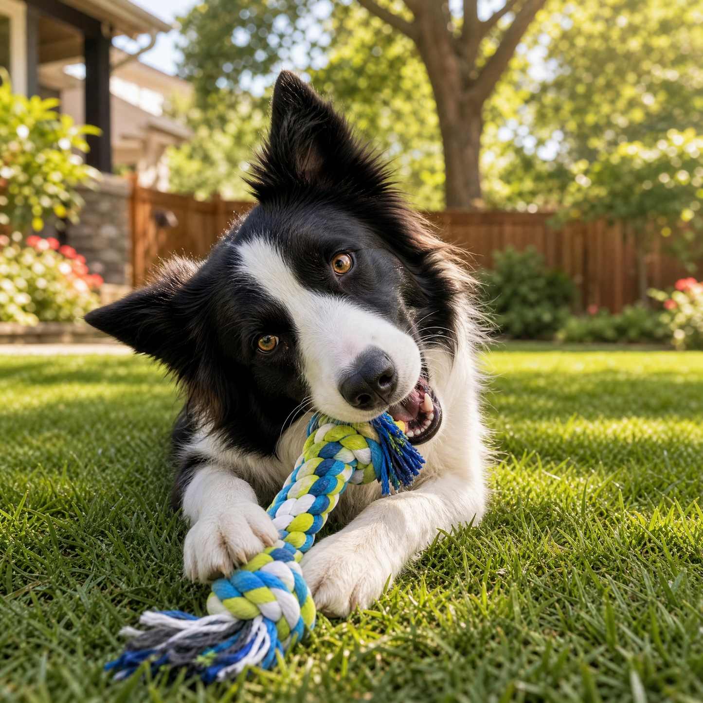 Colorful Cotton Rope Dog Toy