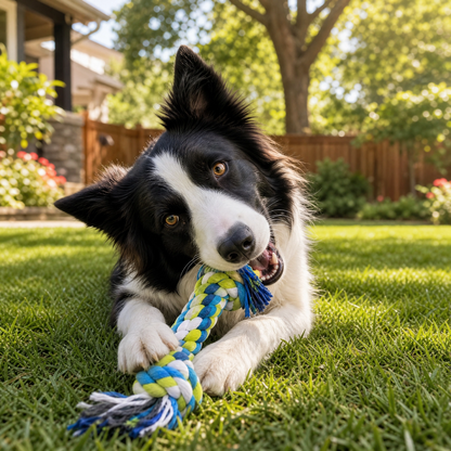 Colorful Cotton Rope Dog Toy