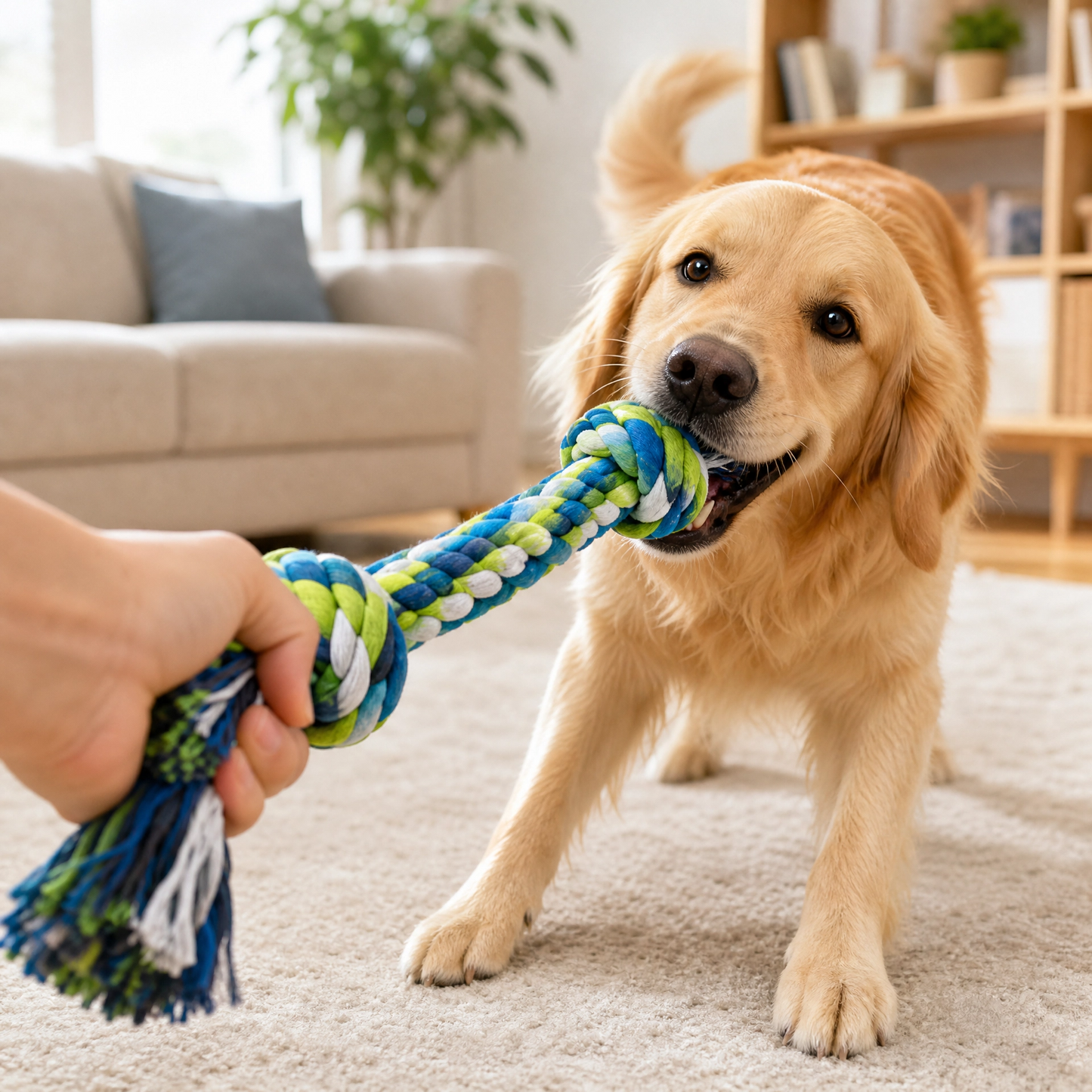 Colorful Cotton Rope Dog Toy