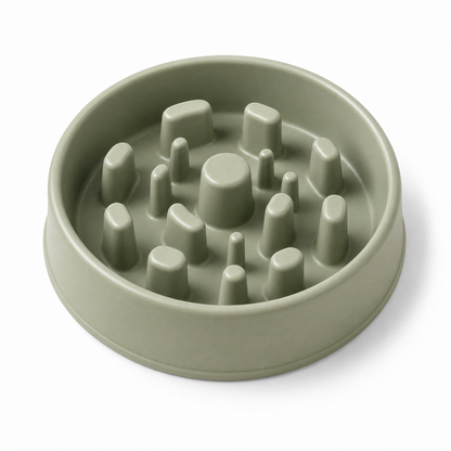 Slow Feeder Dog Bowl with Non-Slip Base