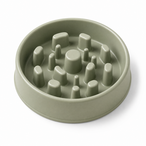 Slow Feeder Dog Bowl with Non-Slip Base